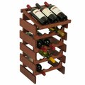 Razoredge 15 Bottle Dakota Wine Rack with Display Top - Mahogany RA3266300